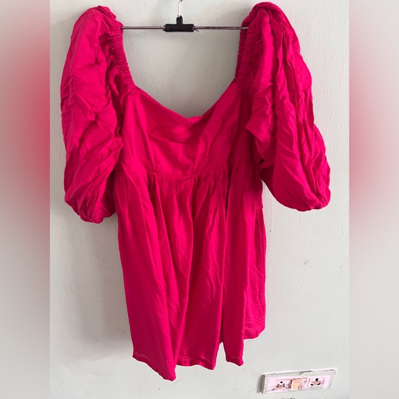 Zara pink mini dress perfect for Valentine’s Day ❤️ - Picture 4 of 5